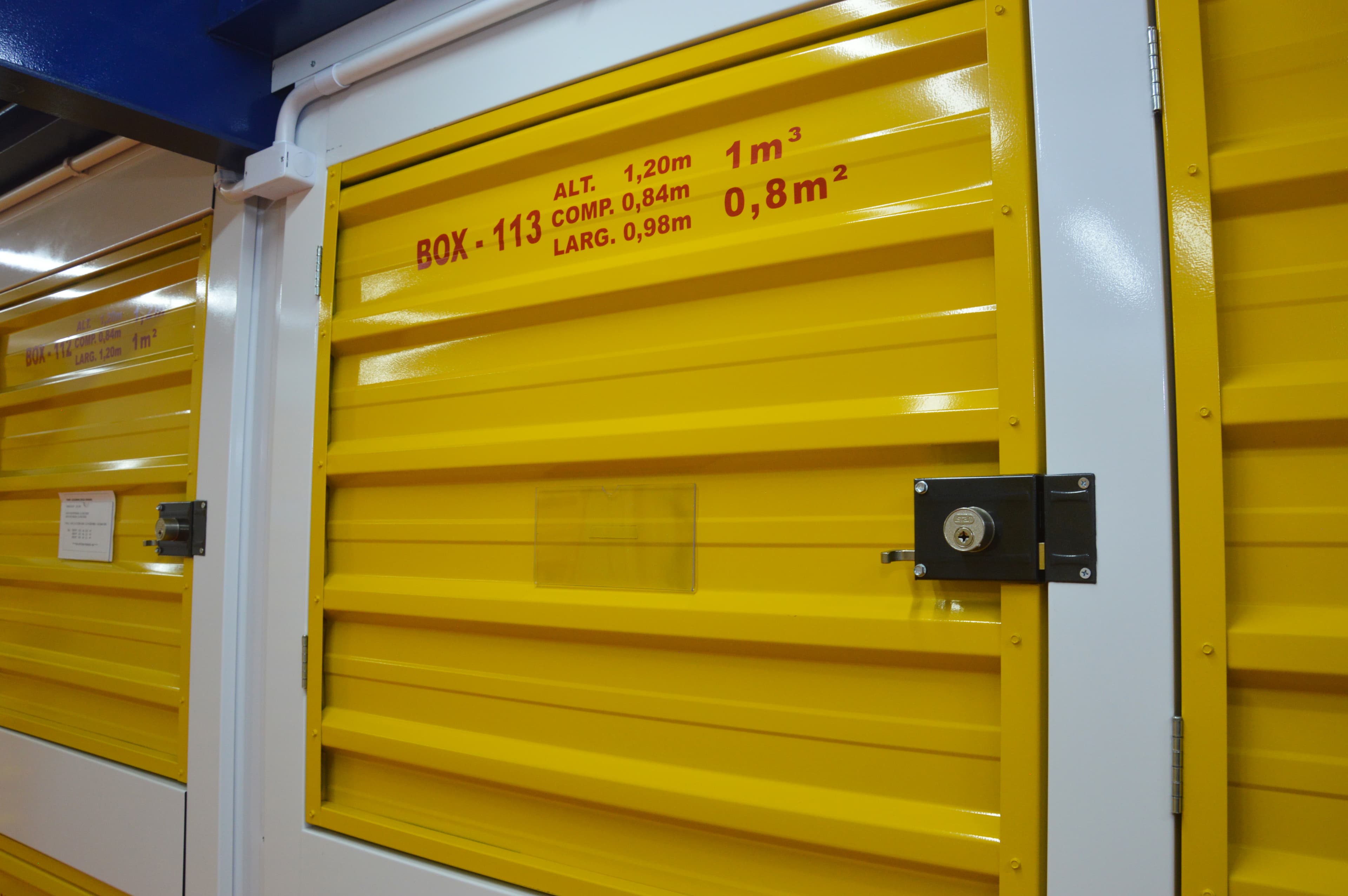 Espaço para armazenagem de grandes volumes