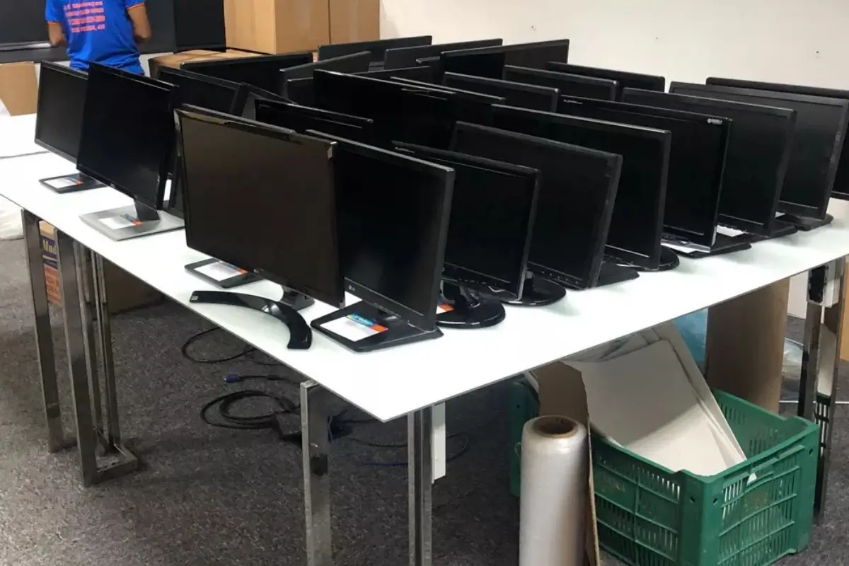 Embalagem de computadores