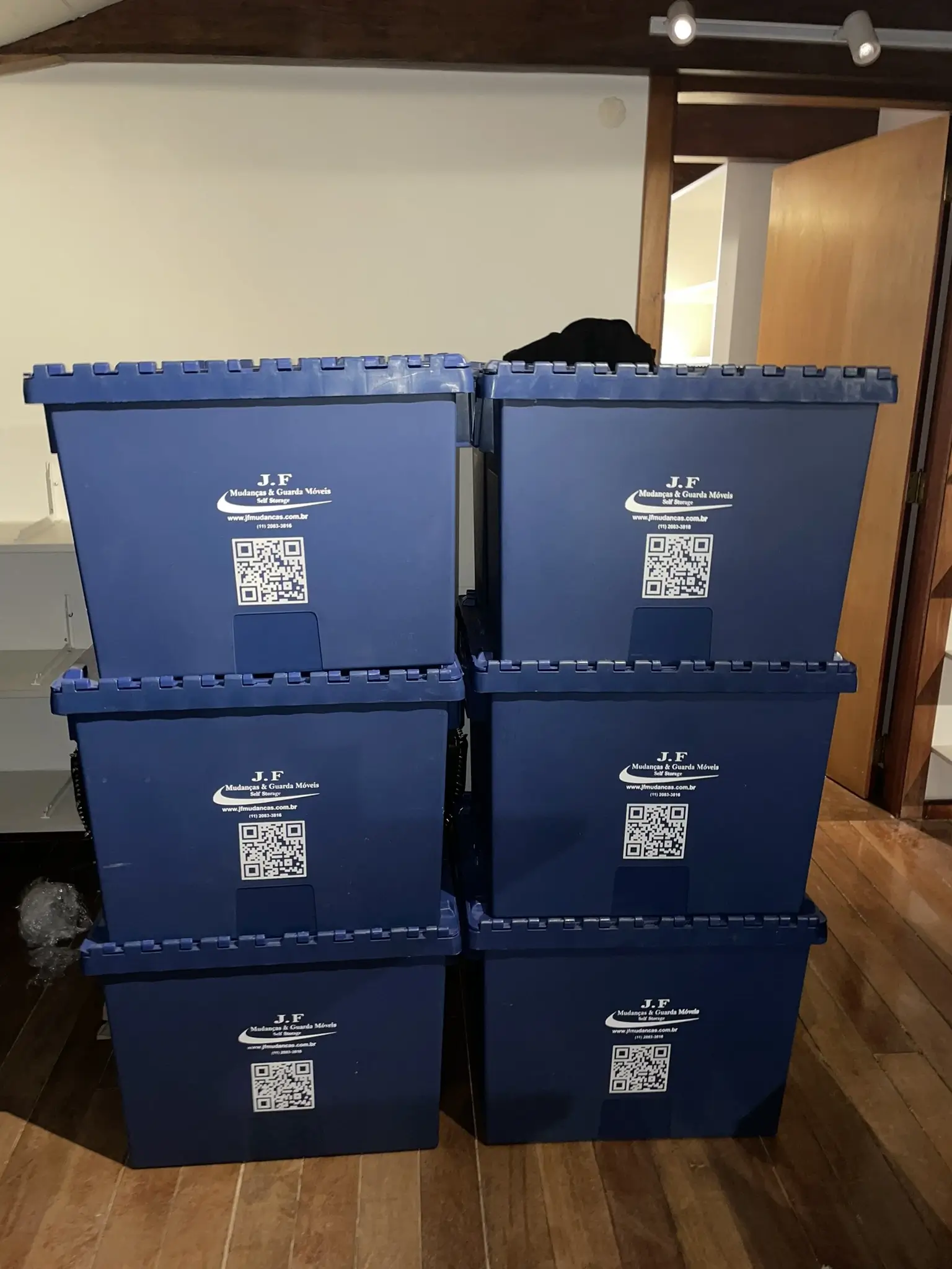 Processo de embalagem dos móveis